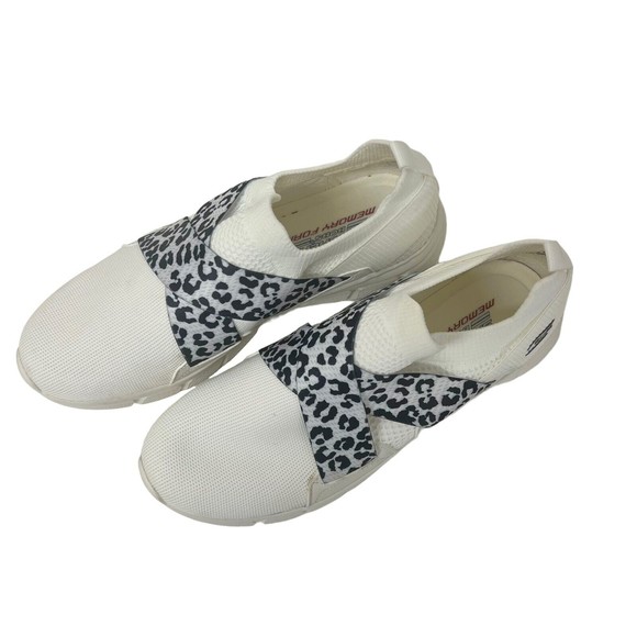 Skechers Shoes Sneakers Slip-On BOBS B Flex Washable Kitty Kickstart White 10 - Picture 3 of 10